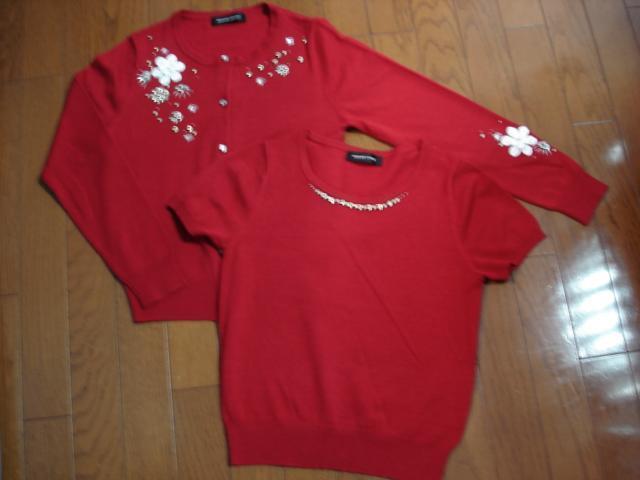 ★クイーンズコート 花アップリケデザインアンサンブル★超激安! < ブランド ★クイーンズコート 花アップリケデザインアンサンブル★超激安! < ブランドの