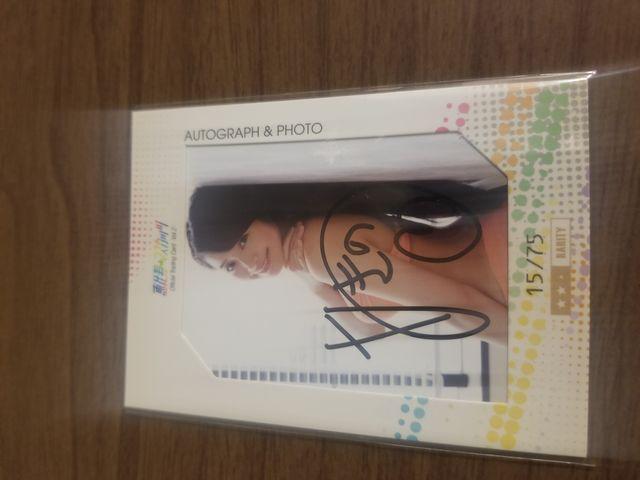 藤原亜紀乃 直筆サインカード < タレントグッズ  藤原亜紀乃 直筆サインカード  < タレントグッズの