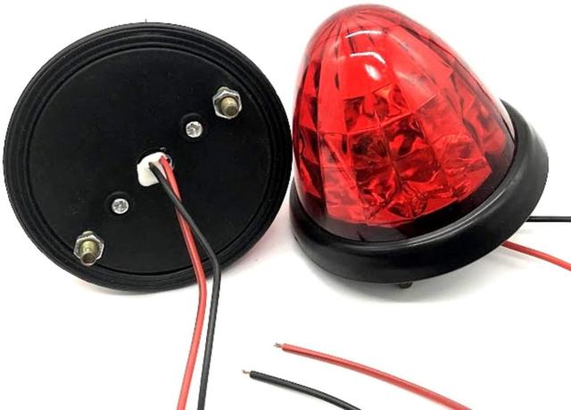 LEDサイドマーカー バスマーカーランプ 24V 10個セット (レッド) < 自動車/バイク LEDサイドマーカー バスマーカーランプ 24V 10個セット (レッド) < 自動車/バイク