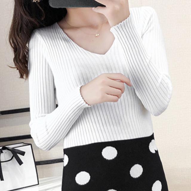 送料無料 新品 タイト リブニット vネック きれいめ ニット トップス レディース 長袖 < 女性ファッション  送料無料 新品 タイト リブニット vネック きれいめ ニット トップス レディース 長袖 < 女性ファッションの