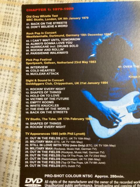 AՁ@GARY MOORE / HARD ROCK YEARS 1979 DVD  CD/DVD/rfI 
