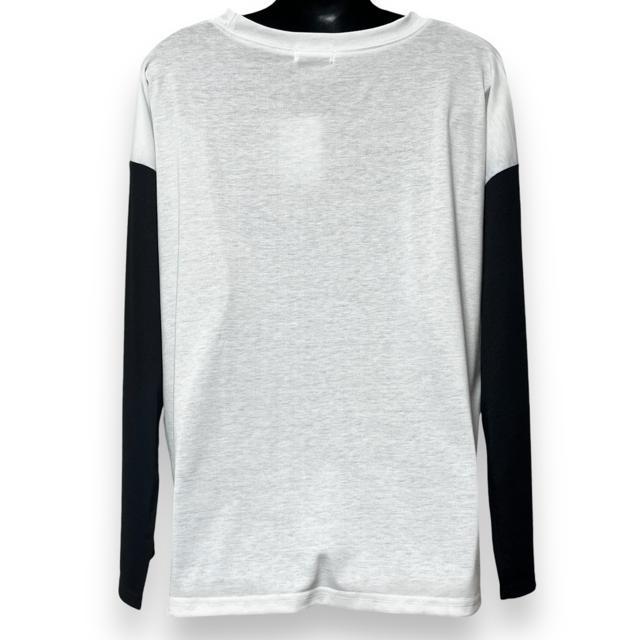 【新品/Drug honey】袖切替スケルトンテディプリントロンT < ブランド  【新品/Drug honey】袖切替スケルトンテディプリントロンT < ブランドの