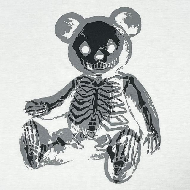 【新品/Drug honey】袖切替スケルトンテディプリントロンT < ブランド  【新品/Drug honey】袖切替スケルトンテディプリントロンT < ブランドの