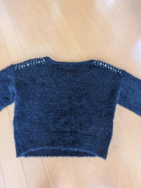 イーハイフン ブラック 黒 セーター F < ブランド  イーハイフン ブラック 黒 セーター F < ブランドの