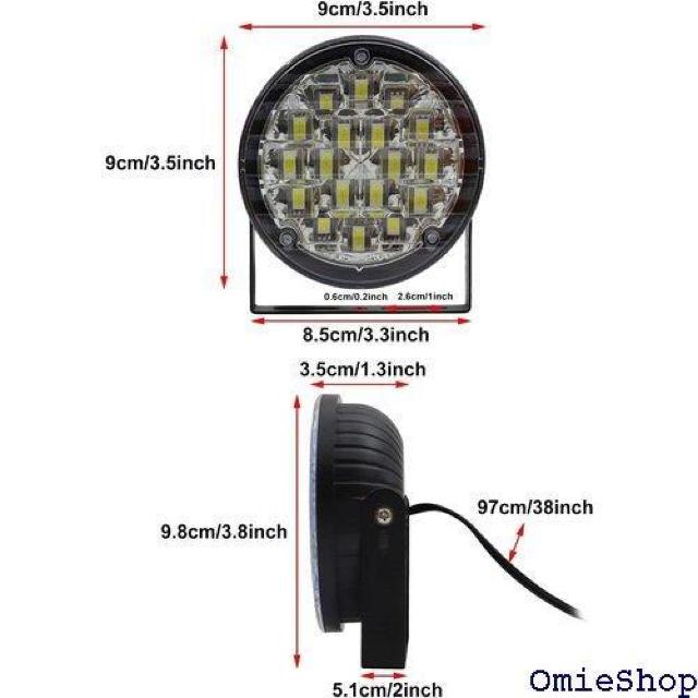 YnGia ԗptHOv 12V 24V 18 L  LED⏕ ⏕v zCg p^ 2 595