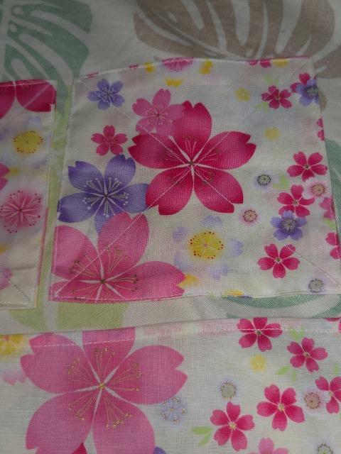 ★新品薄クリーム色×桜柄ランチョンマット&コースター2枚3点セット < キッズ/ベビー  ★新品薄クリーム色×桜柄ランチョンマット&コースター2枚3点セット < キッズ/ベビーの