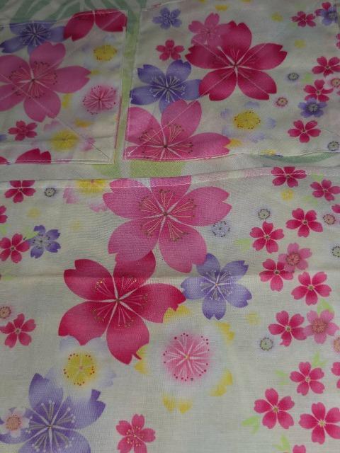 ★新品薄クリーム色×桜柄ランチョンマット&コースター2枚3点セット < キッズ/ベビー  ★新品薄クリーム色×桜柄ランチョンマット&コースター2枚3点セット < キッズ/ベビーの