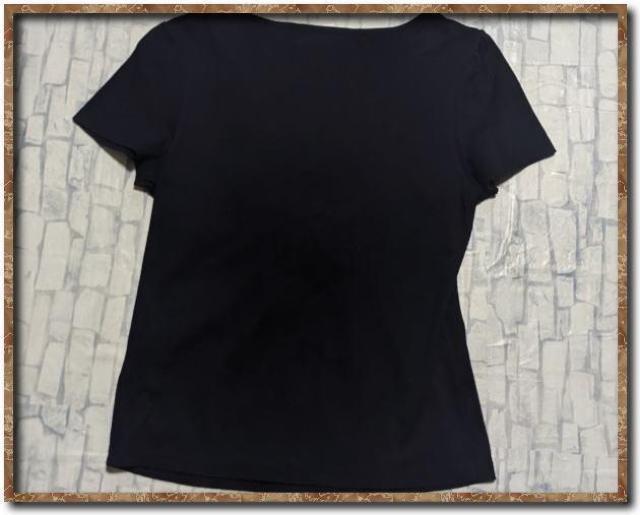 スーナウーナ フリル付きカットソー 濃紺 < ブランド  スーナウーナ フリル付きカットソー 濃紺 < ブランドの