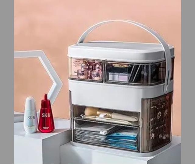 メイクボックス コスメボックス led鏡付き 化粧品収納 多機能 持ち運び 小物入れ 防塵 防水 美容 大容量 卓上収納 < インテリア/ライフ メイクボックス コスメボックス led鏡付き 化粧品収納 多機能 持ち運び 小物入れ 防塵 防水 美容 大容量 卓上収納 < インテリア/ライフの