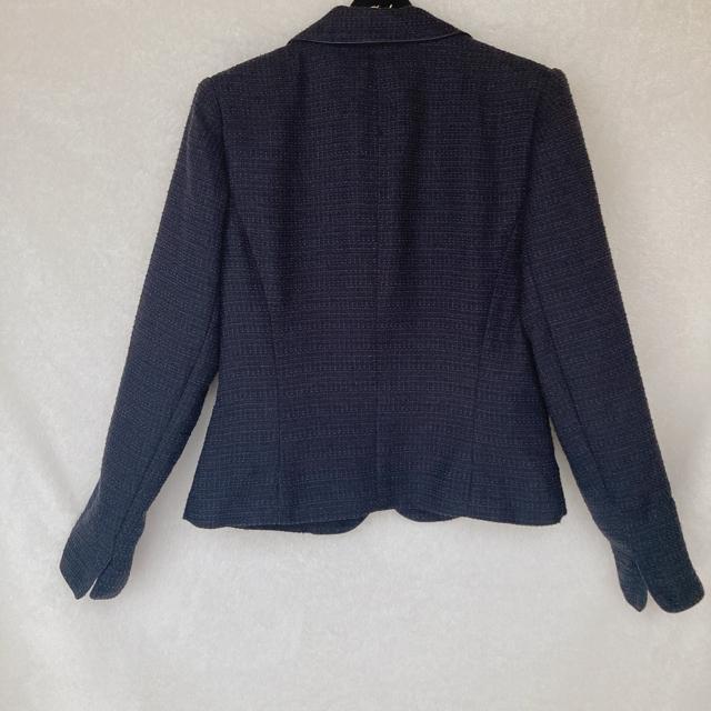 persodea ツイード テーラード ジャケット ネイビー 11号 フォーマル N2m < 女性ファッション persodea ツイード テーラード ジャケット ネイビー 11号 フォーマル N2m < 女性ファッションの
