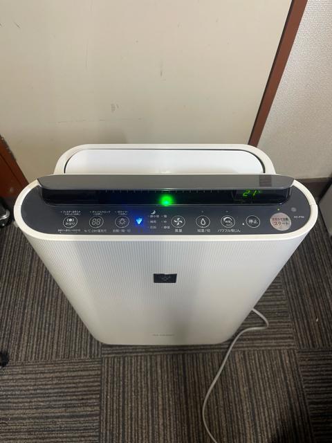 SHARP シャープ 空気清浄機 KC-F50-W 加湿空気清浄機 ホワイト系 プラズマクラスター < 家電/AV SHARP シャープ 空気清浄機 KC-F50-W 加湿空気清浄機 ホワイト系 プラズマクラスター < 家電/AVの