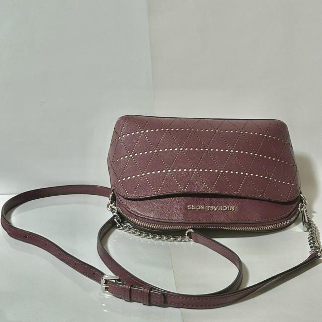 MICHAEL KORS マイケルコース チェーン ミニ ショルダーバッグ レザー ボルドー レディース < ブランド MICHAEL KORS マイケルコース チェーン ミニ ショルダーバッグ レザー ボルドー レディース < ブランドの