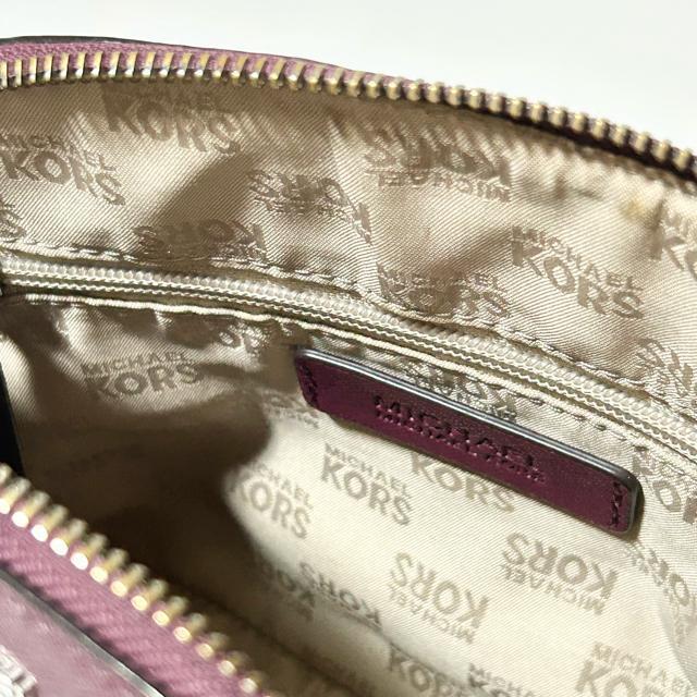 MICHAEL KORS マイケルコース チェーン ミニ ショルダーバッグ レザー ボルドー レディース < ブランド MICHAEL KORS マイケルコース チェーン ミニ ショルダーバッグ レザー ボルドー レディース < ブランドの
