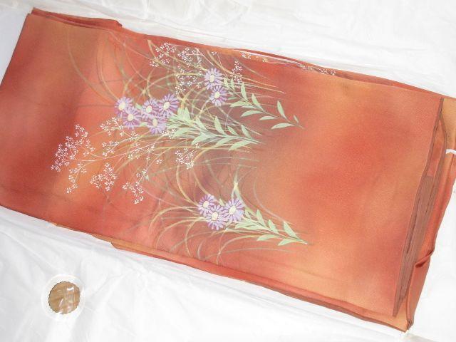 レディース着物*和装(オレンジ系)夕日*スミレ < 女性ファッション レディース着物*和装(オレンジ系)夕日*スミレ < 女性ファッションの