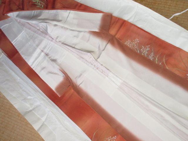 レディース着物*和装(オレンジ系)夕日*スミレ < 女性ファッション レディース着物*和装(オレンジ系)夕日*スミレ < 女性ファッションの