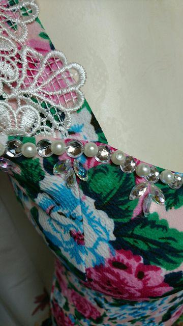 キャバ 花柄 ミニドレス・ワンピース < 女性ファッション  キャバ 花柄 ミニドレス・ワンピース < 女性ファッションの