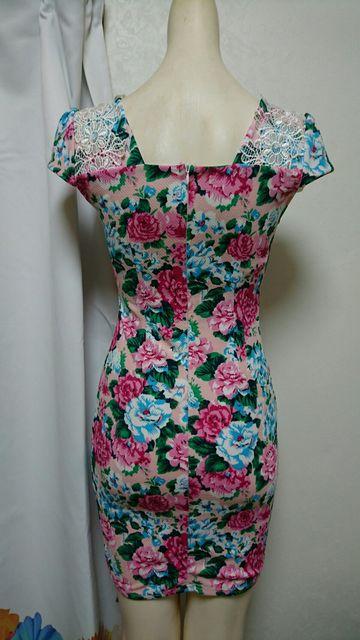 キャバ 花柄 ミニドレス・ワンピース < 女性ファッション  キャバ 花柄 ミニドレス・ワンピース < 女性ファッションの