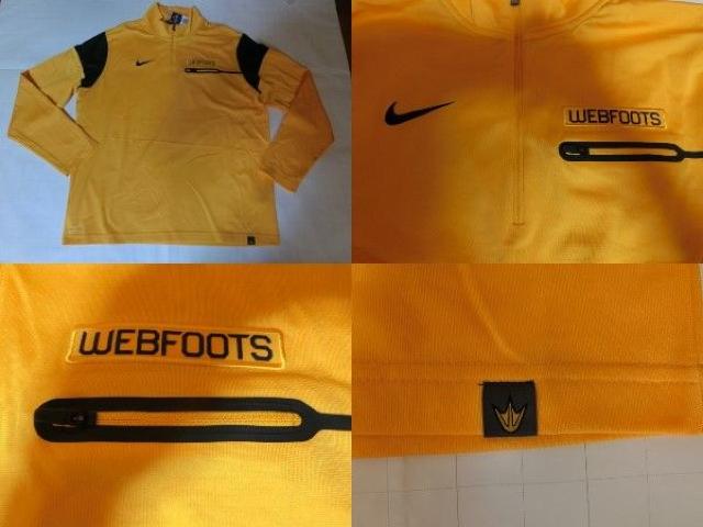 Nike Oregon Webfoots Elite Coaches Half-Zip Tops US S  uh 