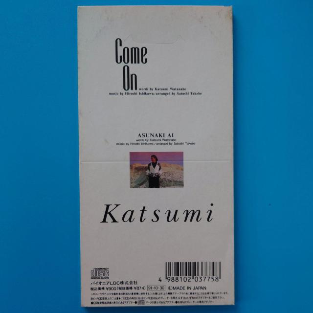 8cmシングルCD◇KATSUMI◇COME ON < タレントグッズ  8cmシングルCD◇KATSUMI◇COME ON < タレントグッズの