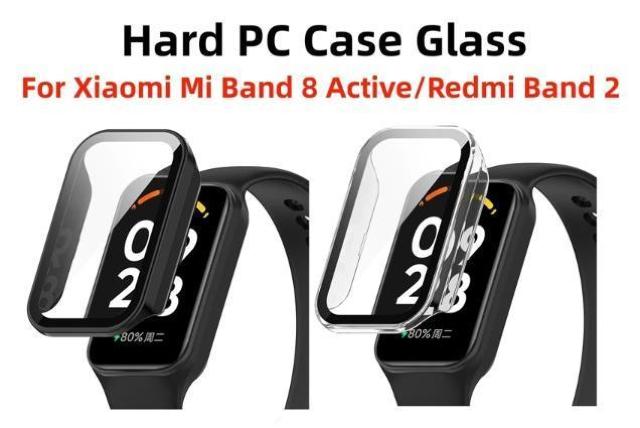 Xiaomi Smart Band 8 Active / Redmi Smart Band 2 ガラス 保護 ケース カバー < 家電/AV  Xiaomi Smart Band 8 Active / Redmi Smart Band 2 ガラス 保護 ケース カバー < 家電/AVの
