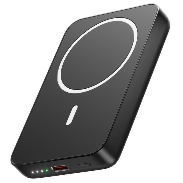 ���o�C���o�b�e���[ MagSafe�Ή� 10000mAh ���C�����X�[�d�}�O�l�b�g�� �}�O�Z�[�t�[�d�� 2�䓯���[�dPSE��K��  �� �Ɠd/AV�� 