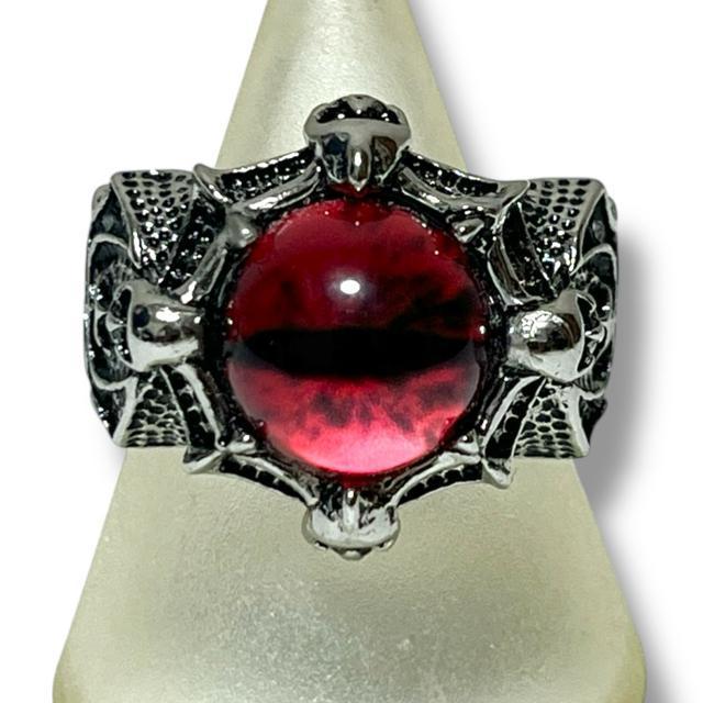 【新品】モンスターアイフリーリング/レッド < 男性アクセサリー/時計 【新品】モンスターアイフリーリング/レッド < 男性アクセサリー/時計の