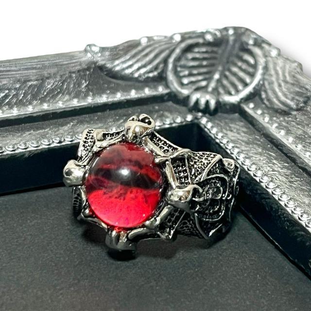 【新品】モンスターアイフリーリング/レッド < 男性アクセサリー/時計 【新品】モンスターアイフリーリング/レッド < 男性アクセサリー/時計の