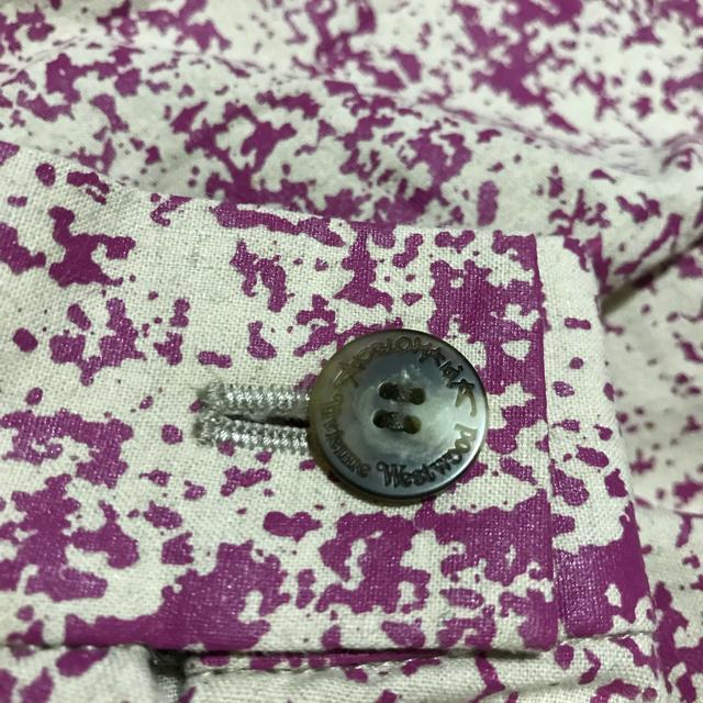 ヴィヴィアンウエストウッド ペイント 総柄 コットン 台形 ミニ スカート < 女性ファッション ヴィヴィアンウエストウッド ペイント 総柄 コットン 台形 ミニ スカート < 女性ファッションの