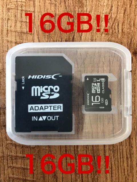microSDJ[h 16GB (SDJ[hƂĂgp\!)   PC{/Ӌ@ 