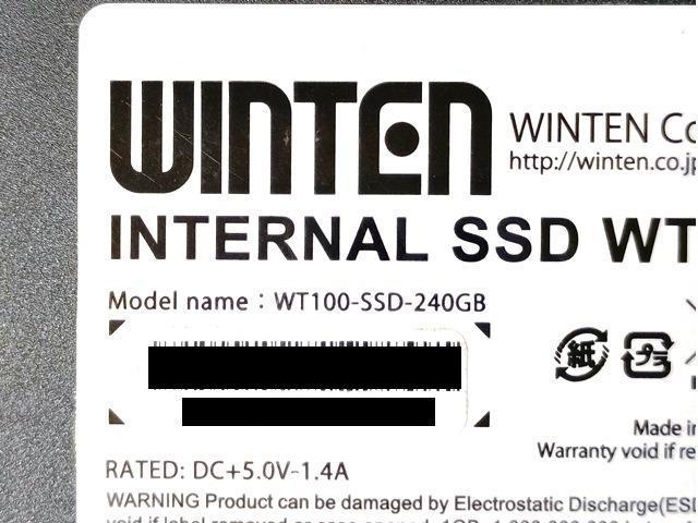 ��SSD WINTEN WT100-SSD-240GB 240GB SATA �� PC�{��/���Ӌ@��� 