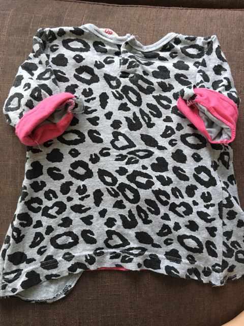 BLiNK☆ヒョウ柄☆重ね着風☆Tシャツ☆80cm < キッズ/ベビー  BLiNK☆ヒョウ柄☆重ね着風☆Tシャツ☆80cm < キッズ/ベビーの