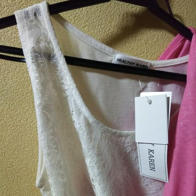 HELTHY KAREN★ラメ七分袖アンサンブル/M < 女性ファッション  HELTHY KAREN★ラメ七分袖アンサンブル/M < 女性ファッションの