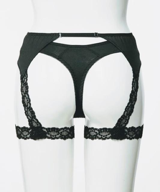 LLサイズ光沢ツルサラッと素材Tバックショーツandガーター風ベルト!セット!セクシーに! < 女性ファッション  LLサイズ光沢ツルサラッと素材Tバックショーツandガーター風ベルト!セット!セクシーに! < 女性ファッションの