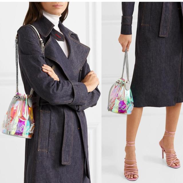 新品クリスチャンルブタンMarie Jane PVCバケットバッグ < ブランド 新品クリスチャンルブタンMarie Jane PVCバケットバッグ < ブランドの