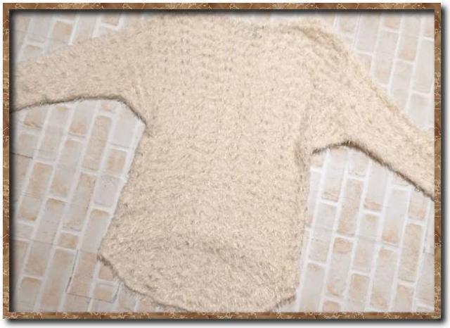 ビッキークチュール ラメ入りパイルニット オフホワイト < ブランド  ビッキークチュール ラメ入りパイルニット オフホワイト < ブランドの