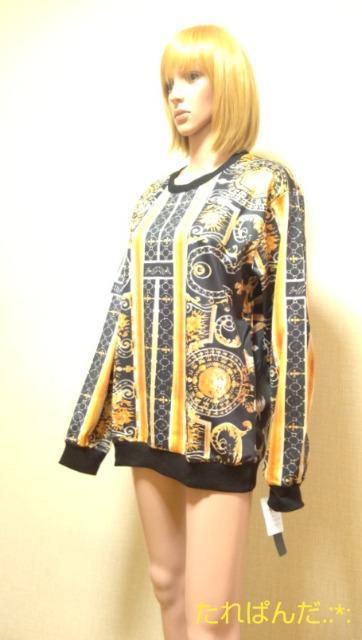 新品タグ付☆AOSHILONG☆特大F☆光沢てろAフォトプリ柄トップスT211☆3点で即落 < 女性ファッション  新品タグ付☆AOSHILONG☆特大F☆光沢てろAフォトプリ柄トップスT211☆3点で即落 < 女性ファッションの