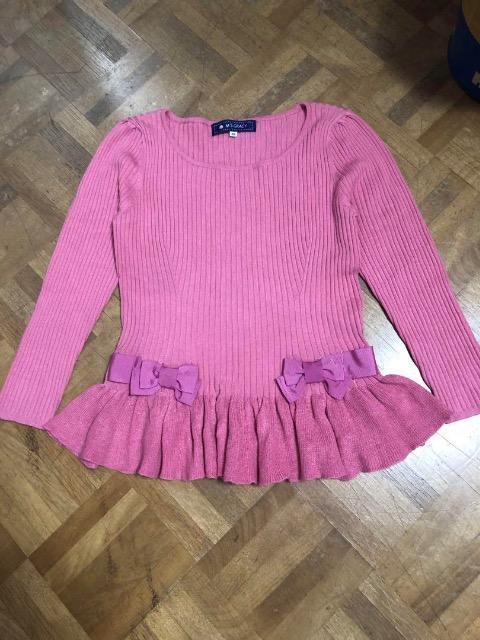 エムズグレイシー  リボンニットピンク < ブランド  エムズグレイシー  リボンニットピンク  < ブランドの