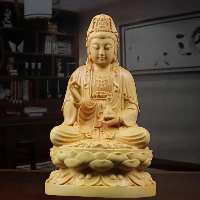 爆ヤス1590円★ヴィンテージ クリフ サイプレス ウッド カービッド グアニン スタットゥ、ソリッド ウッド スピリチュアル < インテリア/ライフ 爆ヤス1590円★ヴィンテージ クリフ サイプレス ウッド カービッド グアニン スタットゥ、ソリッド ウッド スピリチュアル < インテリア/ライフの