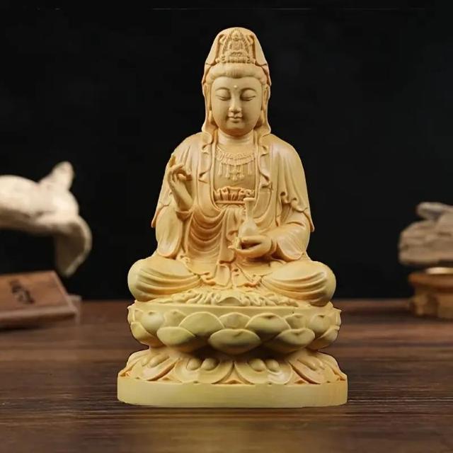 爆ヤス1590円★ヴィンテージ クリフ サイプレス ウッド カービッド グアニン スタットゥ、ソリッド ウッド スピリチュアル < インテリア/ライフ 爆ヤス1590円★ヴィンテージ クリフ サイプレス ウッド カービッド グアニン スタットゥ、ソリッド ウッド スピリチュアル < インテリア/ライフの