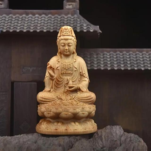 爆ヤス1590円★ヴィンテージ クリフ サイプレス ウッド カービッド グアニン スタットゥ、ソリッド ウッド スピリチュアル < インテリア/ライフ 爆ヤス1590円★ヴィンテージ クリフ サイプレス ウッド カービッド グアニン スタットゥ、ソリッド ウッド スピリチュアル < インテリア/ライフの