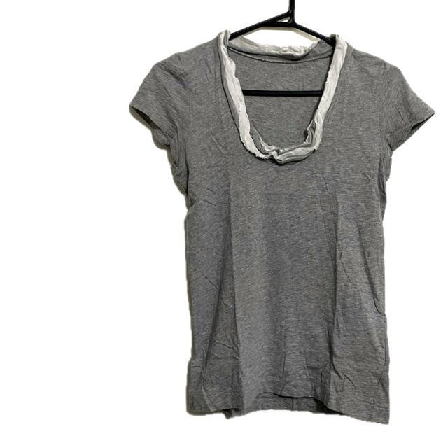 sacai Uネック 半袖 コットン カットソー < 女性ファッション sacai Uネック 半袖 コットン カットソー < 女性ファッションの