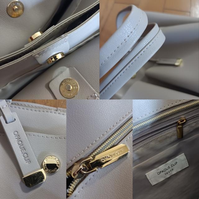 OPAQUE.CLIP���_�炩�y�ʎO���d�؂�o�b�O���V�����_�[���֗��֗����|�P�b�g6���󂠂聚�I�y�[�N�h�b�g�N���b�v�� �� �����t�@�b�V������ 