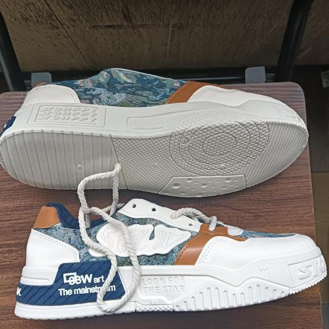 新品 25.5cm メンズ スニーカー シューズ 靴 ホワイト 男女兼用 < 男性ファッション  新品 25.5cm メンズ スニーカー シューズ 靴 ホワイト 男女兼用 < 男性ファッションの