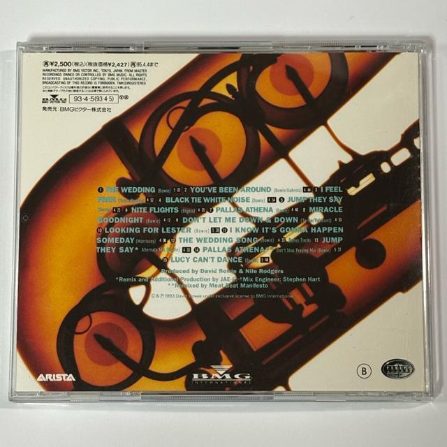 David Bowie / BLACK TIE WHITE NOISE < CD/DVD/ビデオ  David Bowie / BLACK TIE WHITE NOISE < CD/DVD/ビデオの