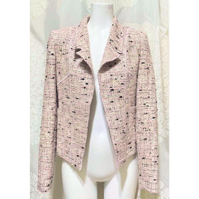 ピンコPINKOイタリア製ツイードジャケット#38ピンク < 女性ファッション ピンコPINKOイタリア製ツイードジャケット#38ピンク < 女性ファッションの