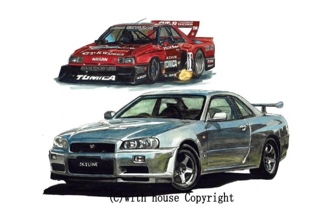 NC-736 RSターボSS/GT-R限定版画サイン額装作家平右ヱ門 < 自動車/バイク NC-736 RSターボSS/GT-R限定版画サイン額装作家平右ヱ門 < 自動車/バイク