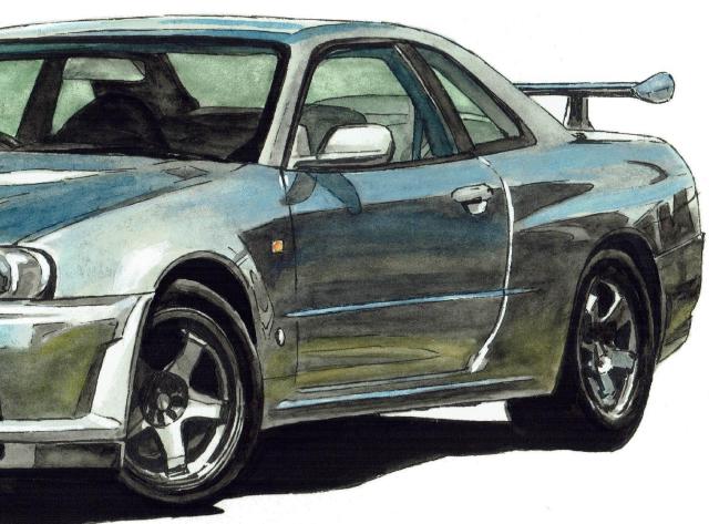 NC-736 RSターボSS/GT-R限定版画サイン額装作家平右ヱ門 < 自動車/バイク NC-736 RSターボSS/GT-R限定版画サイン額装作家平右ヱ門 < 自動車/バイク