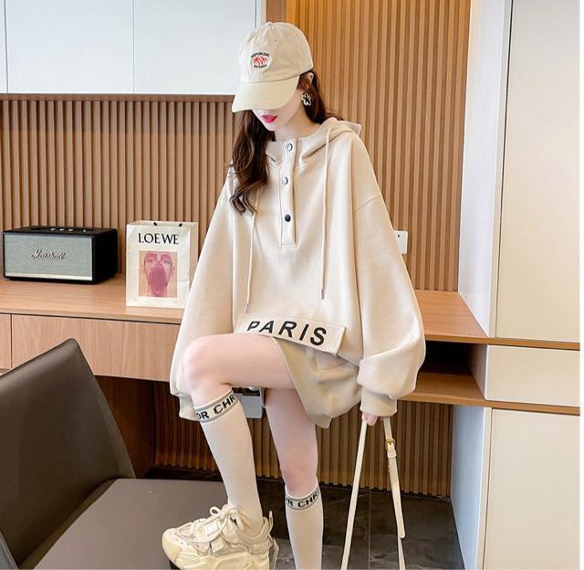 パーカー トレーナー 英字ロゴ ベージュ系 大きいサイズ < 女性ファッション パーカー トレーナー 英字ロゴ ベージュ系 大きいサイズ < 女性ファッションの