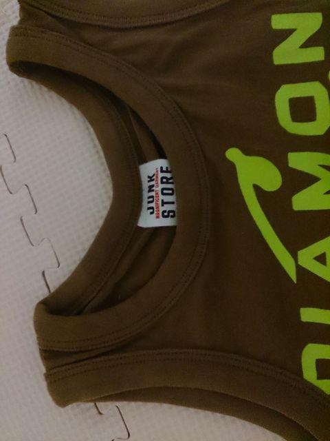120 JUNK STORE ブラウン ノースリ 美品 < キッズ/ベビー  120 JUNK STORE ブラウン ノースリ 美品 < キッズ/ベビーの
