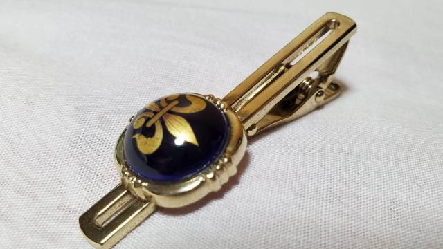 リモージュ クラシック フレアゴシックエンブレム ドーム型ネクタイピン タイバークリップ タイ留め ラージL < 男性ファッション  リモージュ クラシック フレアゴシックエンブレム ドーム型ネクタイピン タイバークリップ タイ留め ラージL < 男性ファッションの